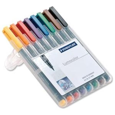 Staedtler Staedtler ST 316 WP8 Lumocolor Non-Permanent Pen F - 8 Pieces ST 316 WP8